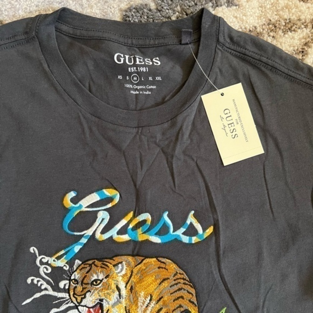 Guess Embroidered Tiger Tee - Picture 6 of 10